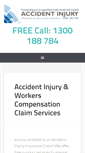Mobile Screenshot of accidentinjury.com.au